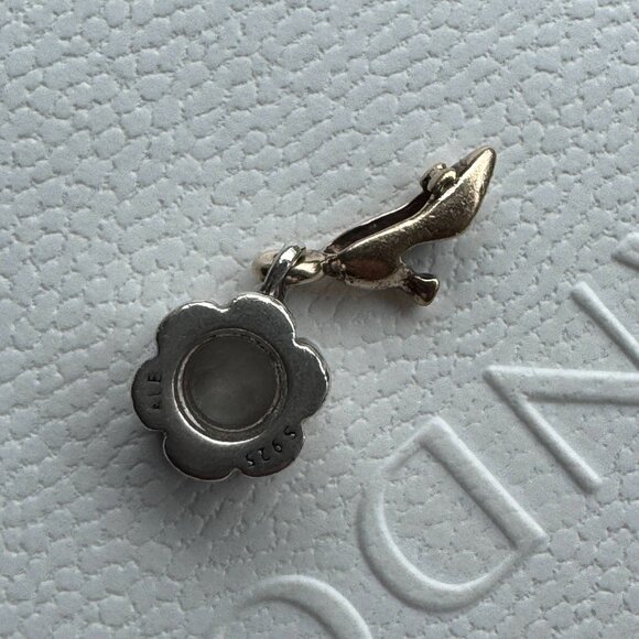 Pandora Stiletto Shoe Two Tone Charm - Picture 3 of 7